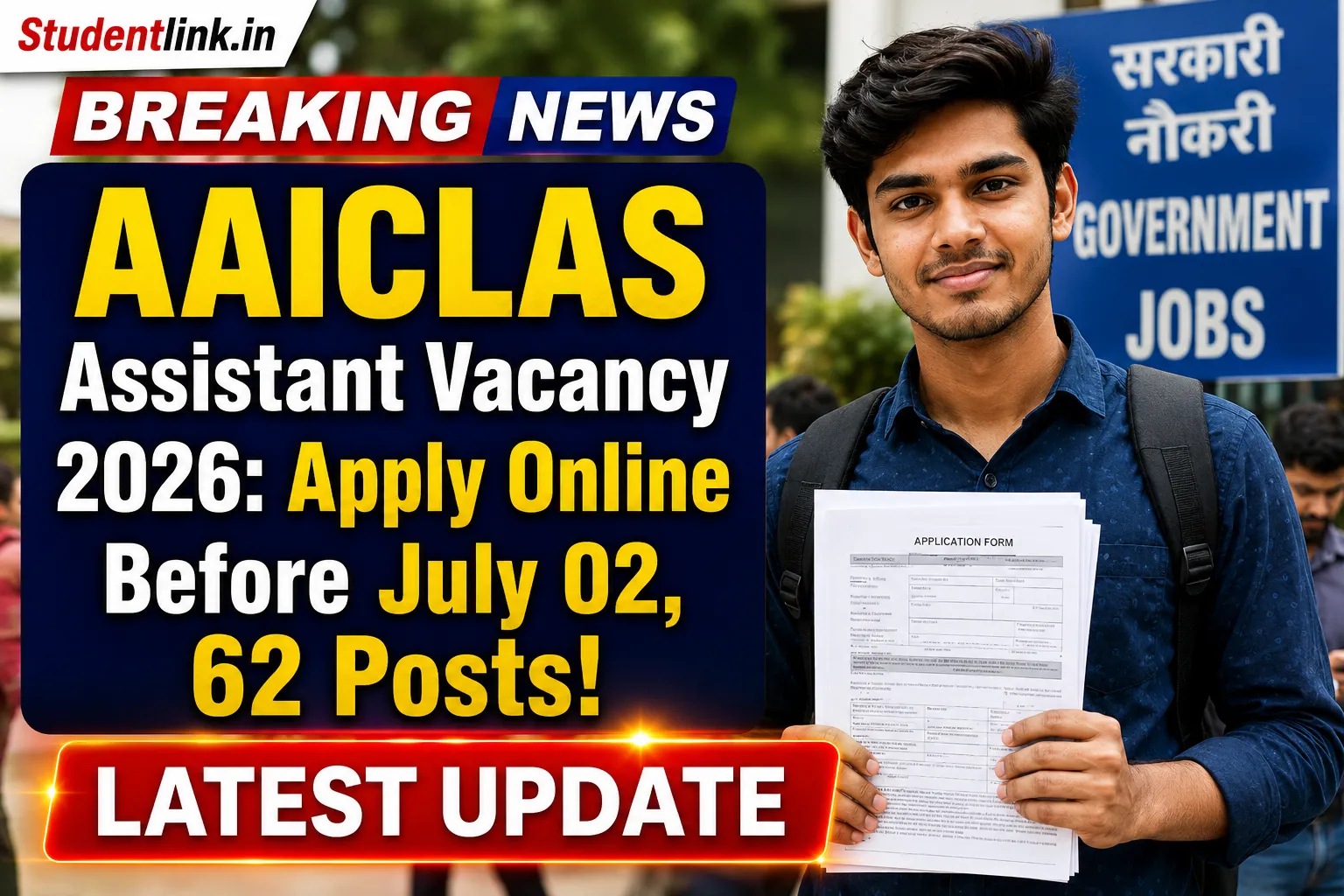 AAICLAS Assistant Vacancy 2026 Apply Online