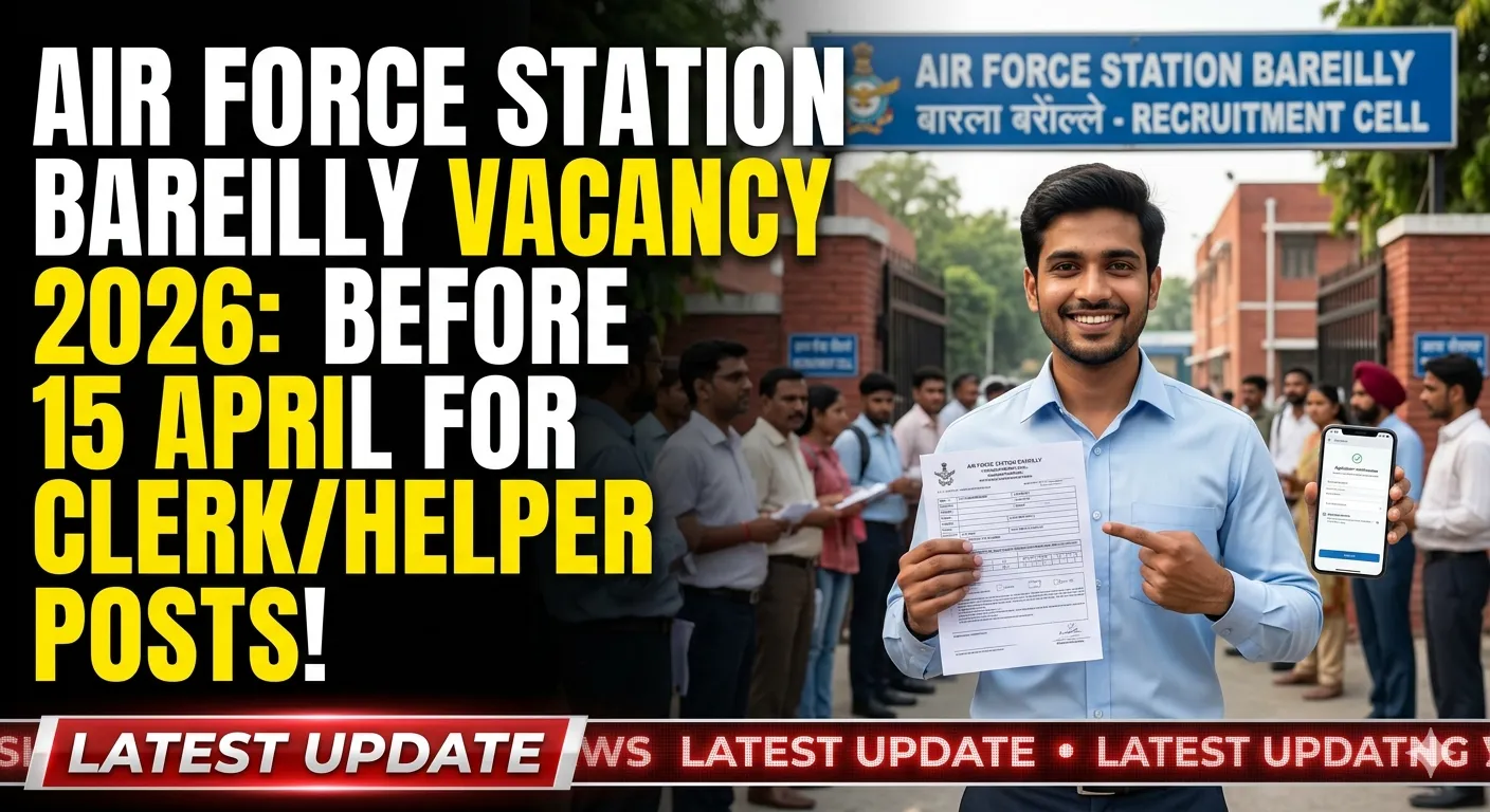 Air Force Station Bareilly Vacancy 2026