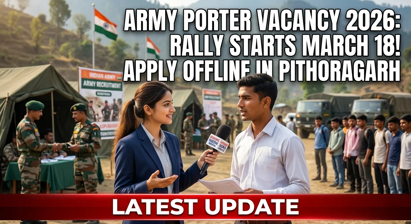 Army Porter Vacancy 2026 Rally Pithoragarh
