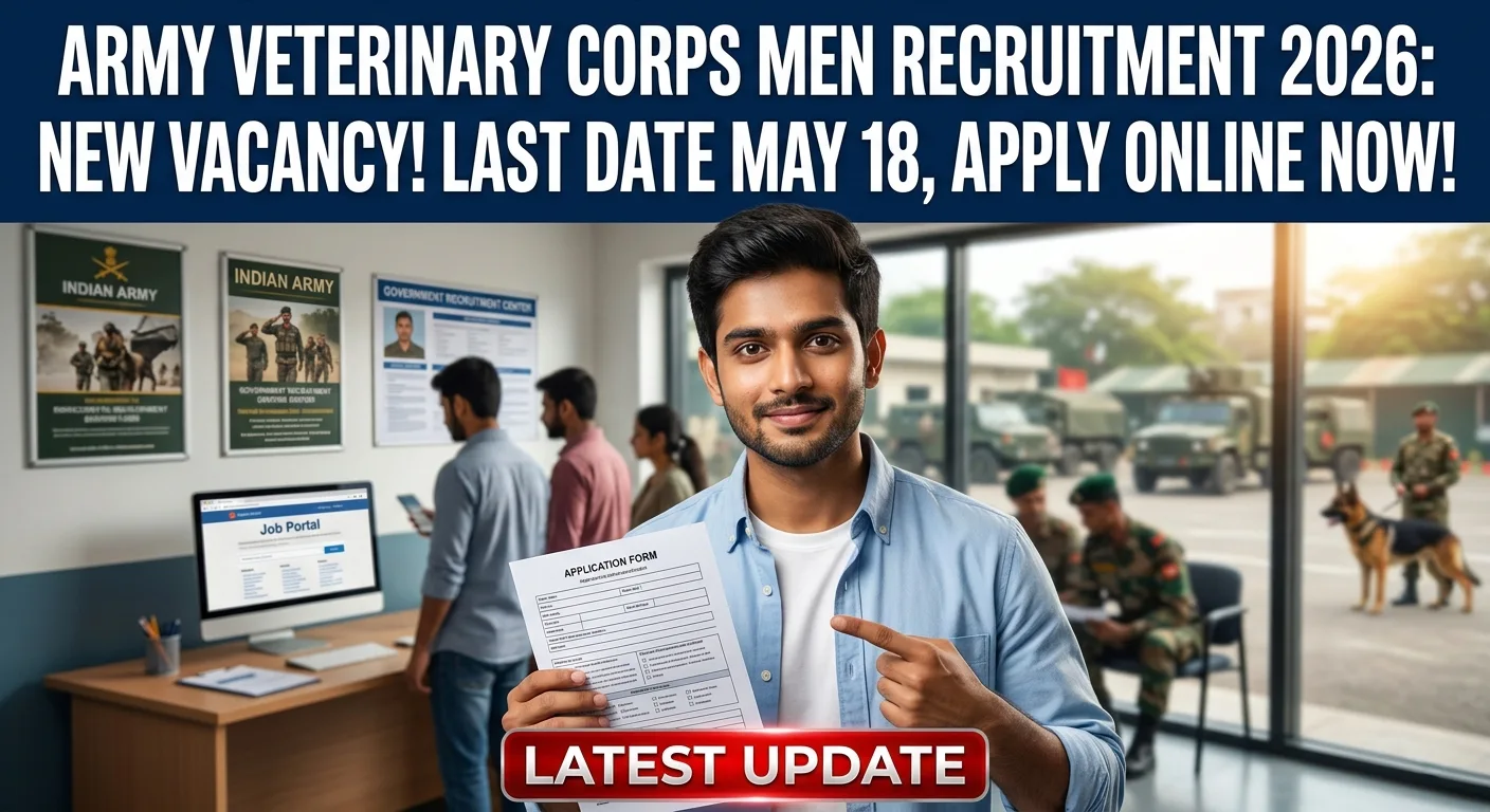 Army Veterinary Corps Men Recruitment 2026