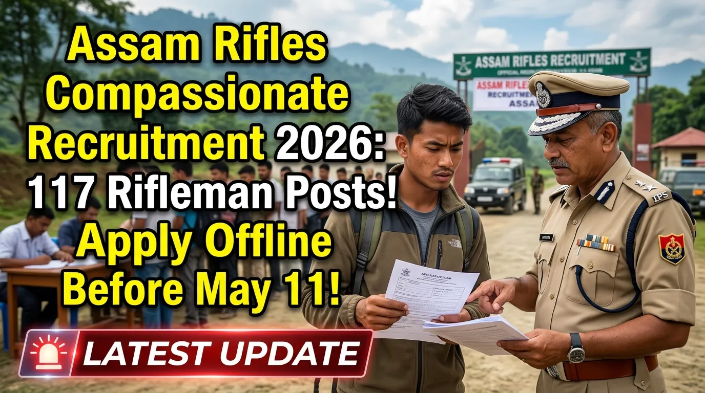 Assam Rifles Compassionate Ground Recruitment 2026