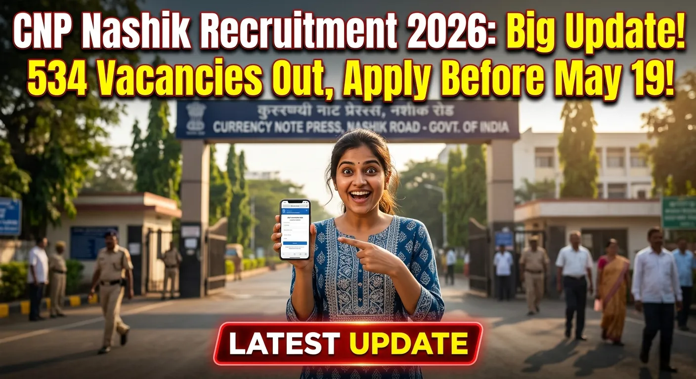 Currency Note Press Nashik Recruitment 2026