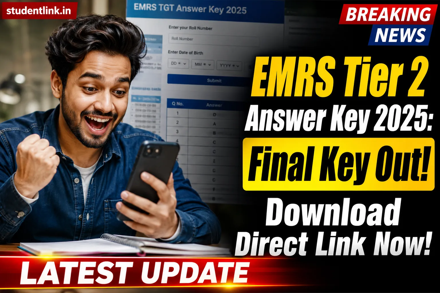 EMRS Teaching and Non-Teaching Recruitment 2025 Tier II Answer Key