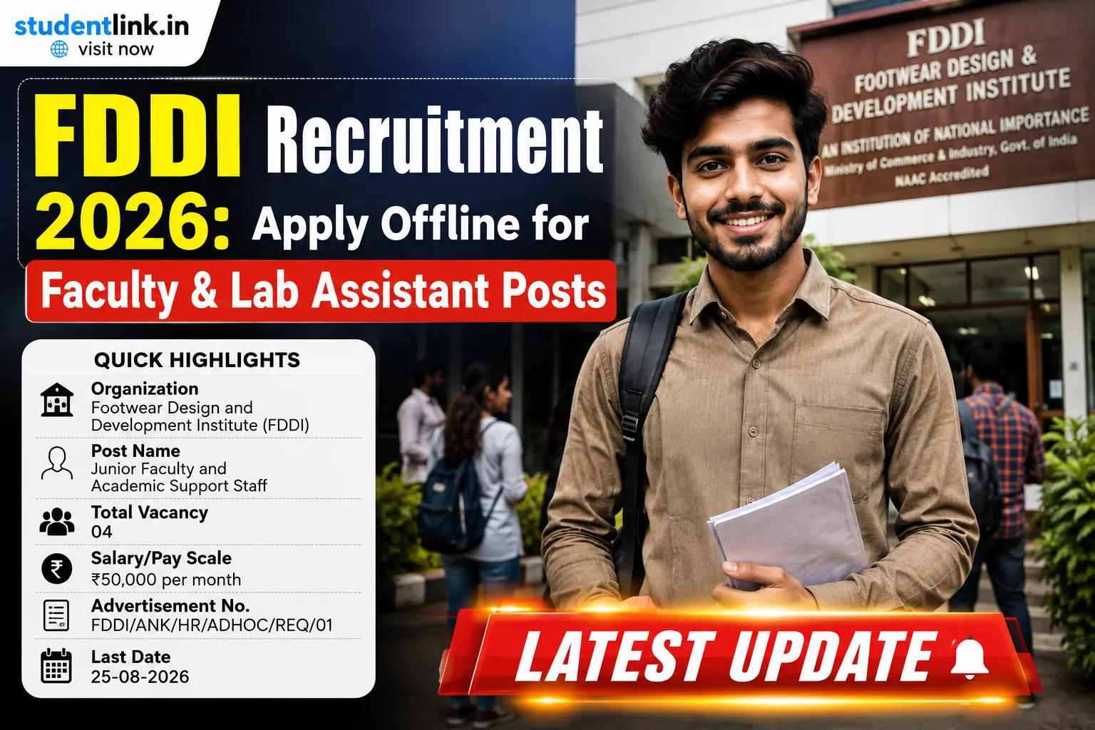 FDDI Recruitment 2026