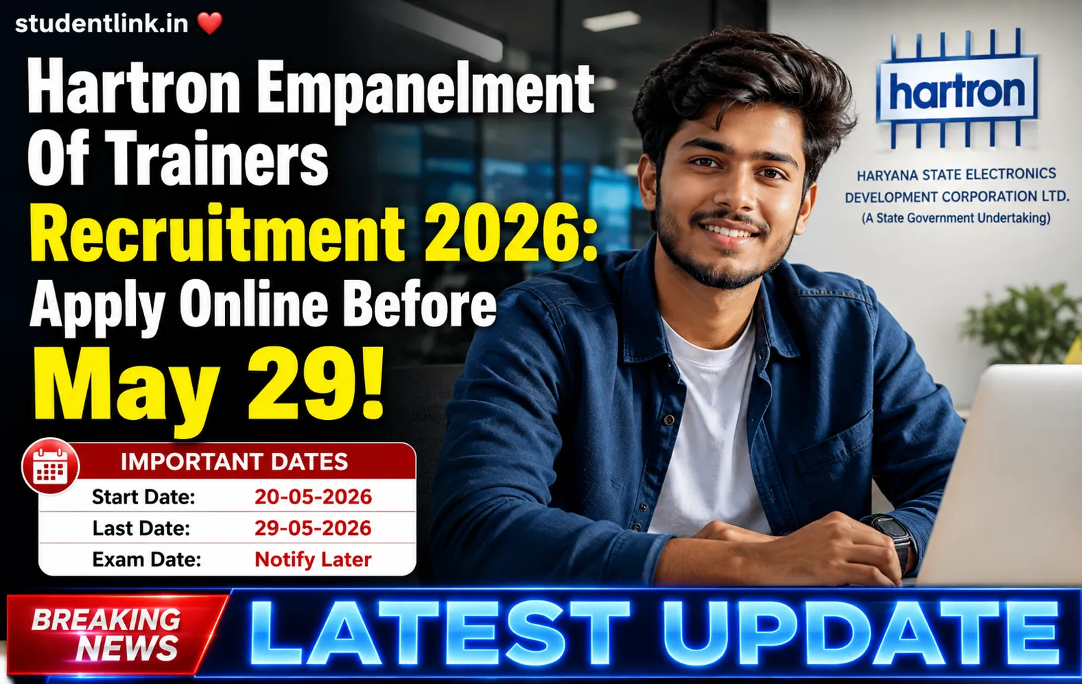 Hartron Empanelment of Trainers Recruitment 2026