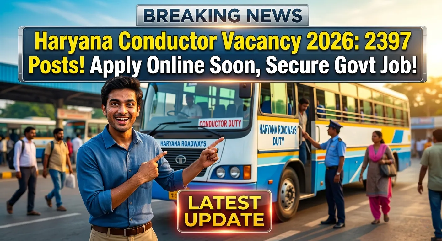 Haryana Conductor Vacancy 2026 Apply Online