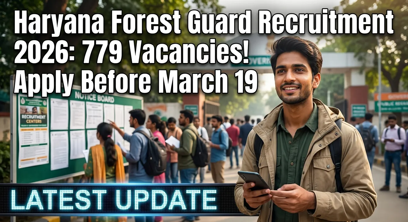 Haryana Forest Guard Recruitment 2026 Apply Online