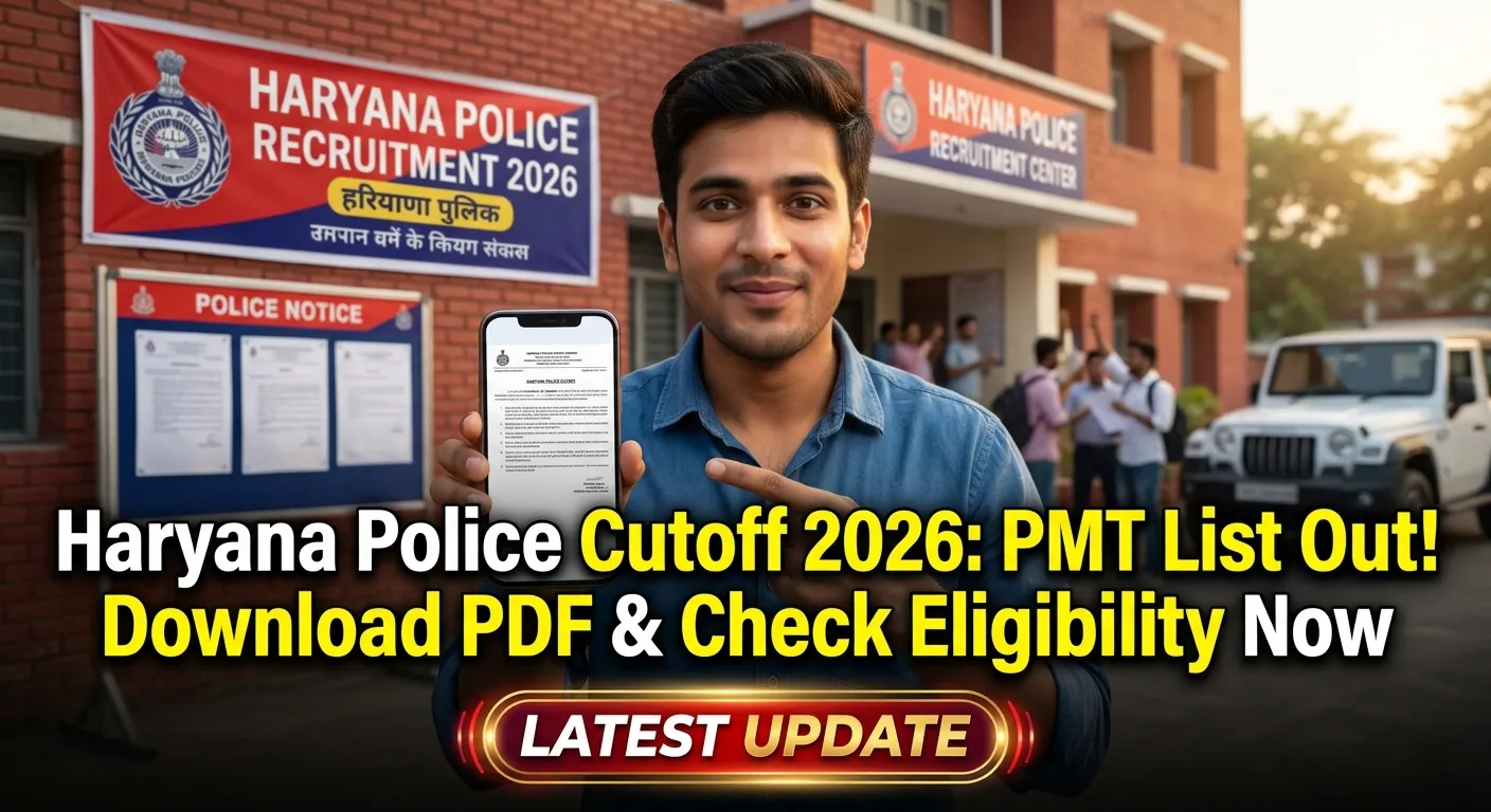 Haryana Police Cutoff 2026 PMT List