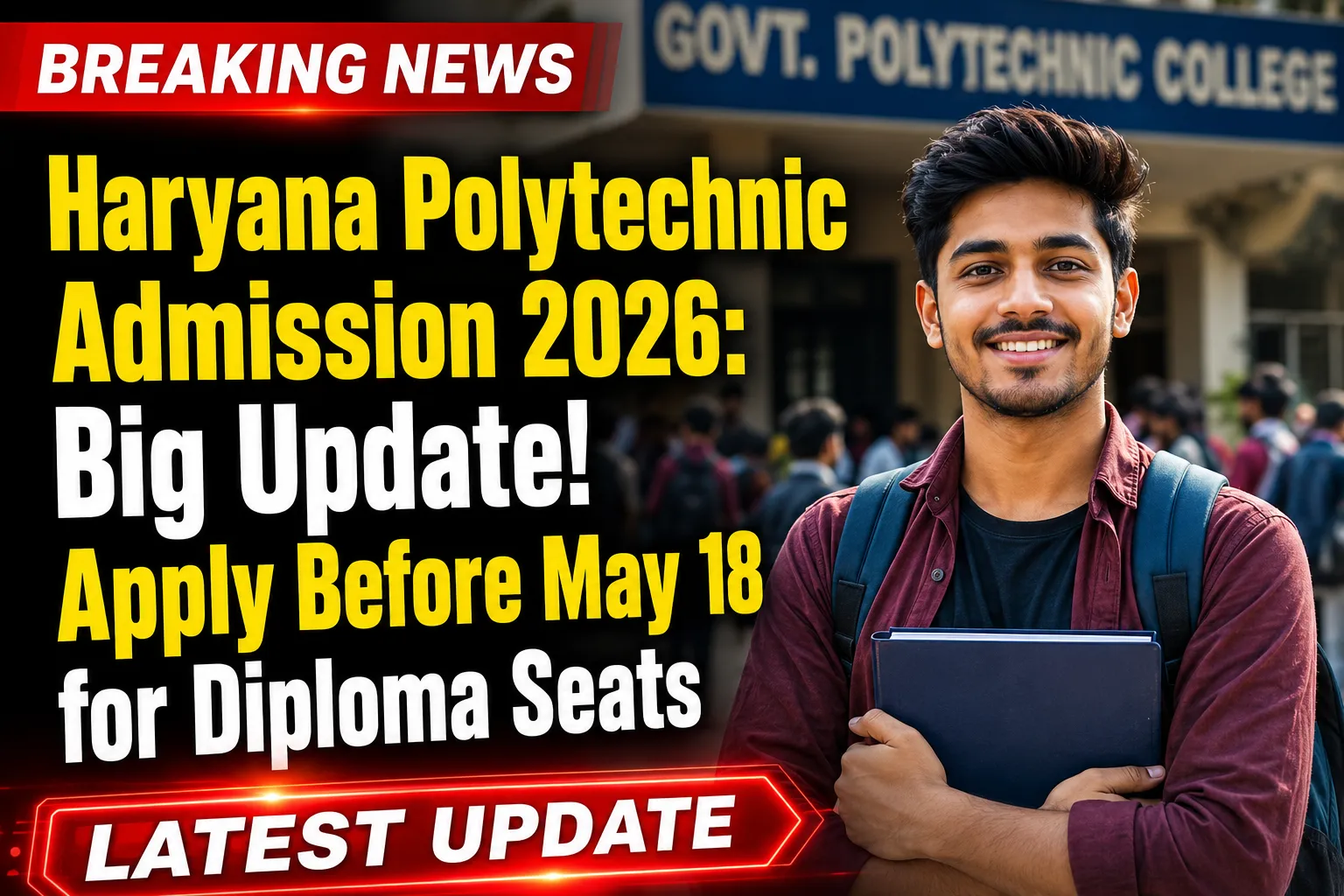 Haryana Polytechnic Admission 2026 Apply Online