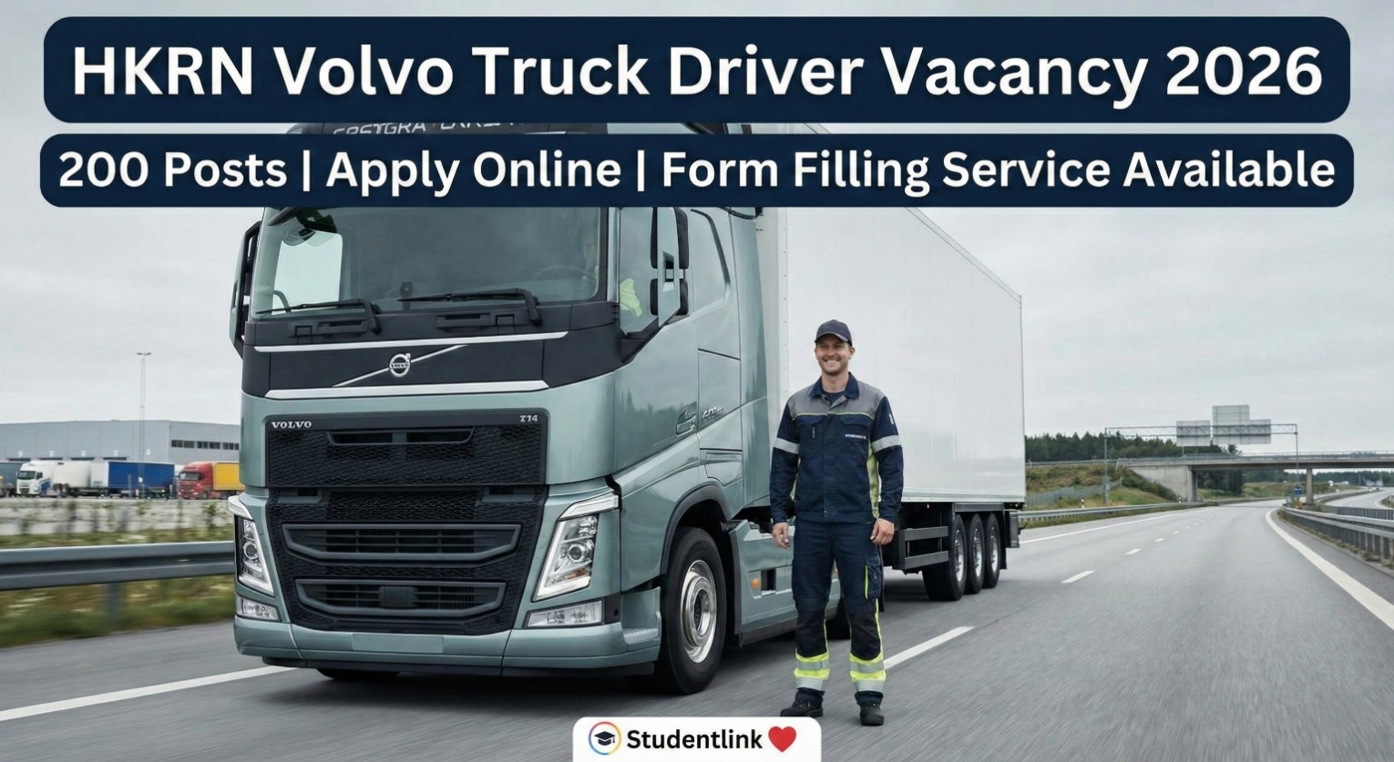 HKRN Volvo Truck Driver Vacancy 2026 Apply Online
