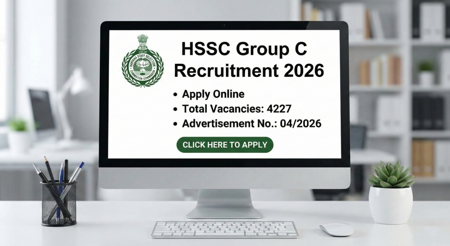 HSSC Group C Recruitment 2026 Apply Online for 4227 Vacancies