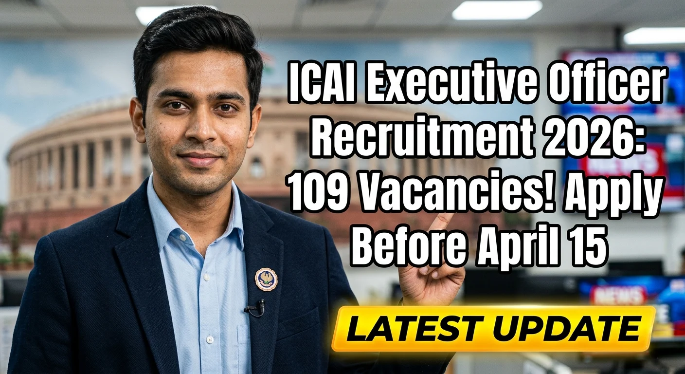 ICAI Executive Officer Recruitment 2026