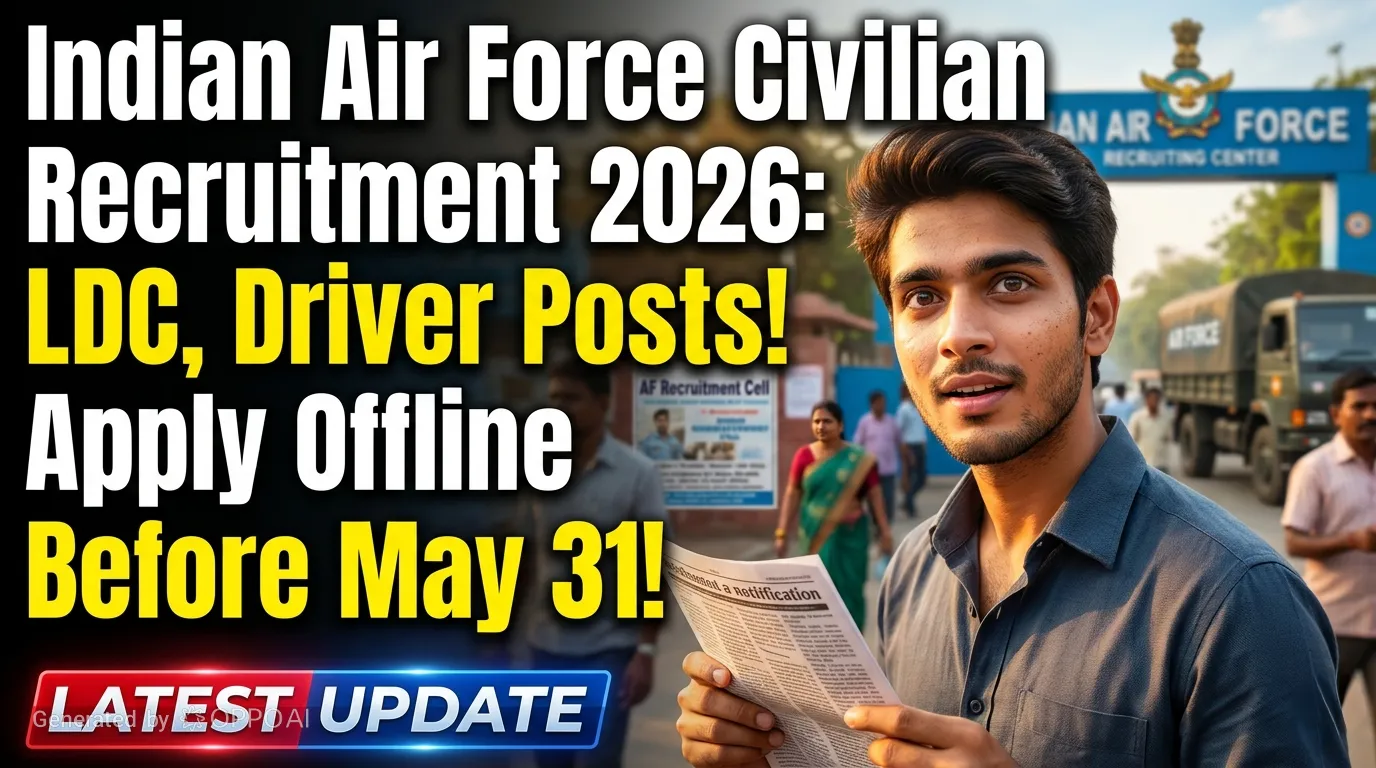 Indian Air Force Civilian Recruitment 2026