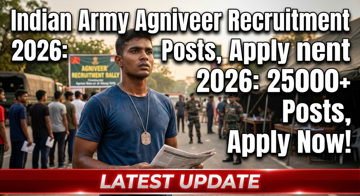 Indian Army Agniveer Recruitment 2026 Apply Online