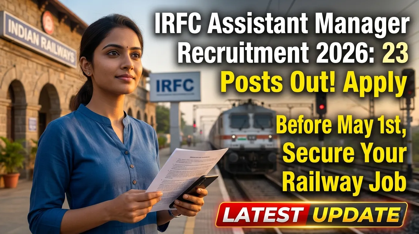 IRFC Assistant Manager Recruitment 2026