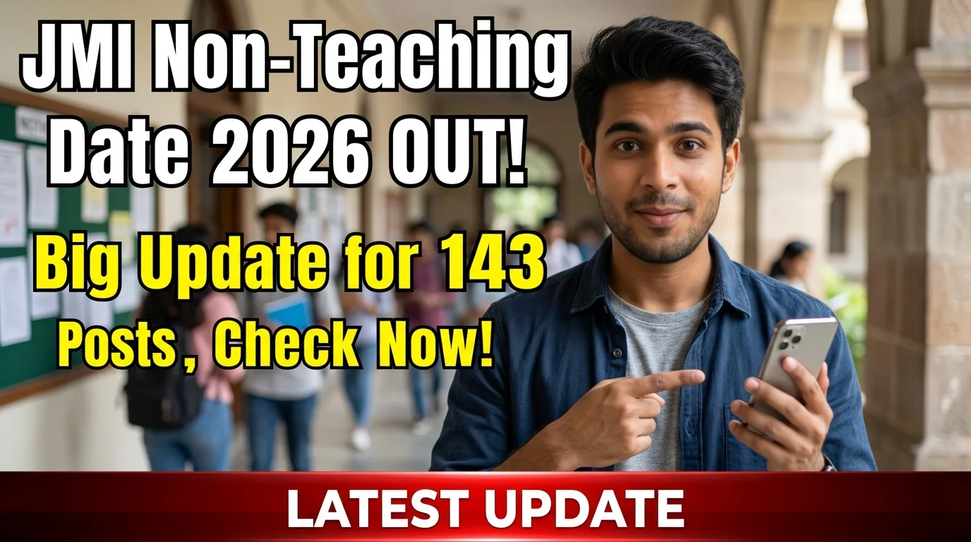 JMI Non-Teaching Exam Date Notice 2026