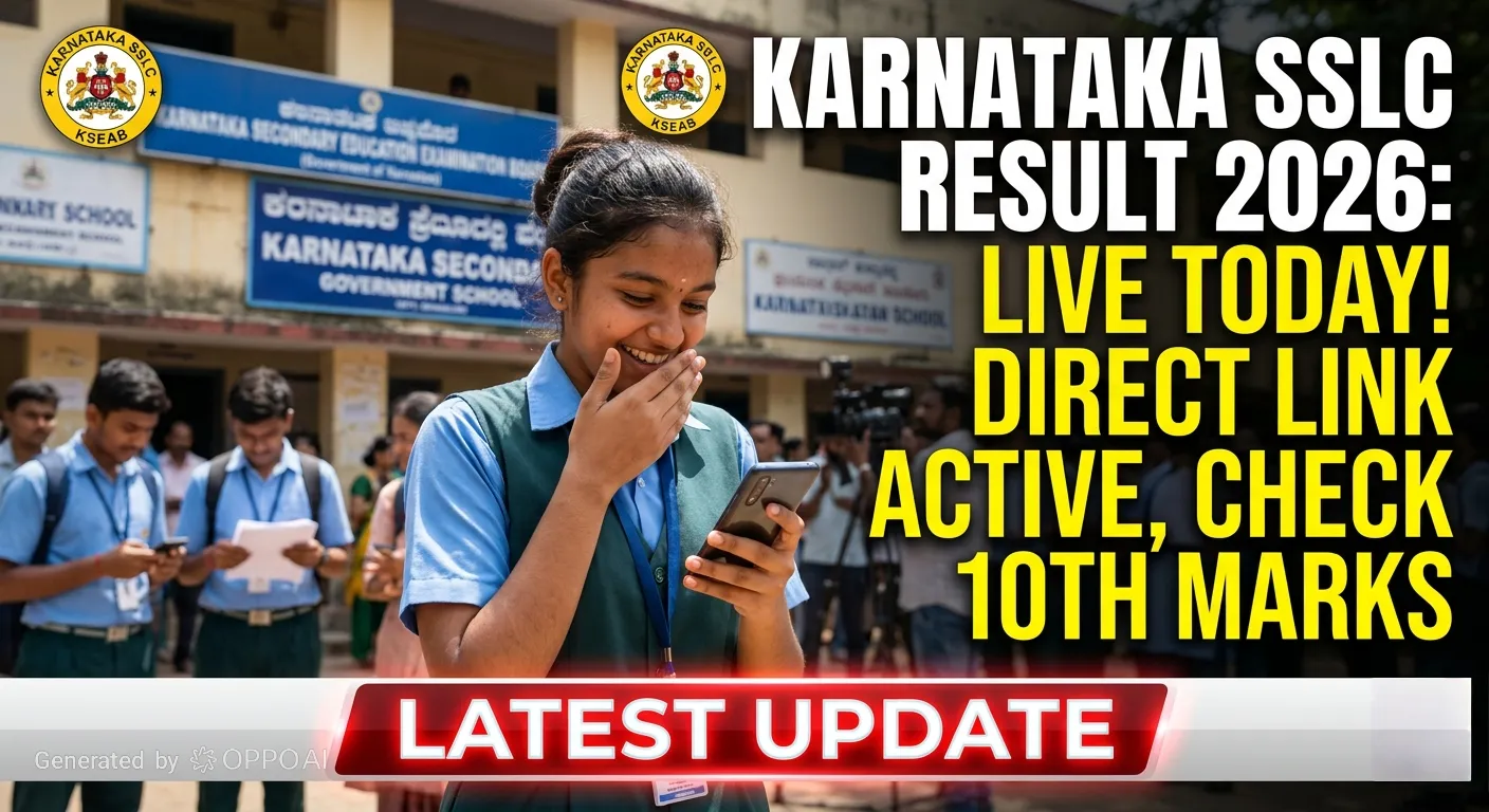 Karnataka SSLC Result 2026 Live Download PDF