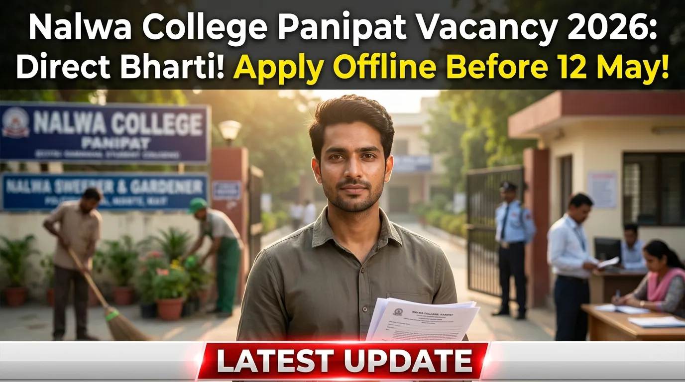 Nalwa College Panipat Vacancy 2026, Sweeper Peon Helper Chowkidar Mali Bharti, Offline Apply