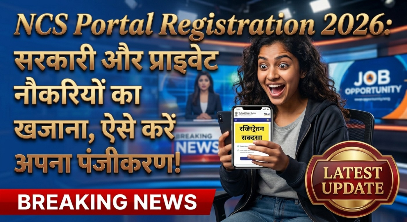 NCS Portal Registration 2026: सरकारी और प्राइवेट नौकरियों का खजाना, ऐसे करें अपना पंजीकरण!