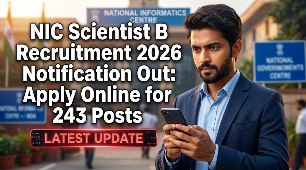 NIC Scientist B Recruitment 2026 Apply Online