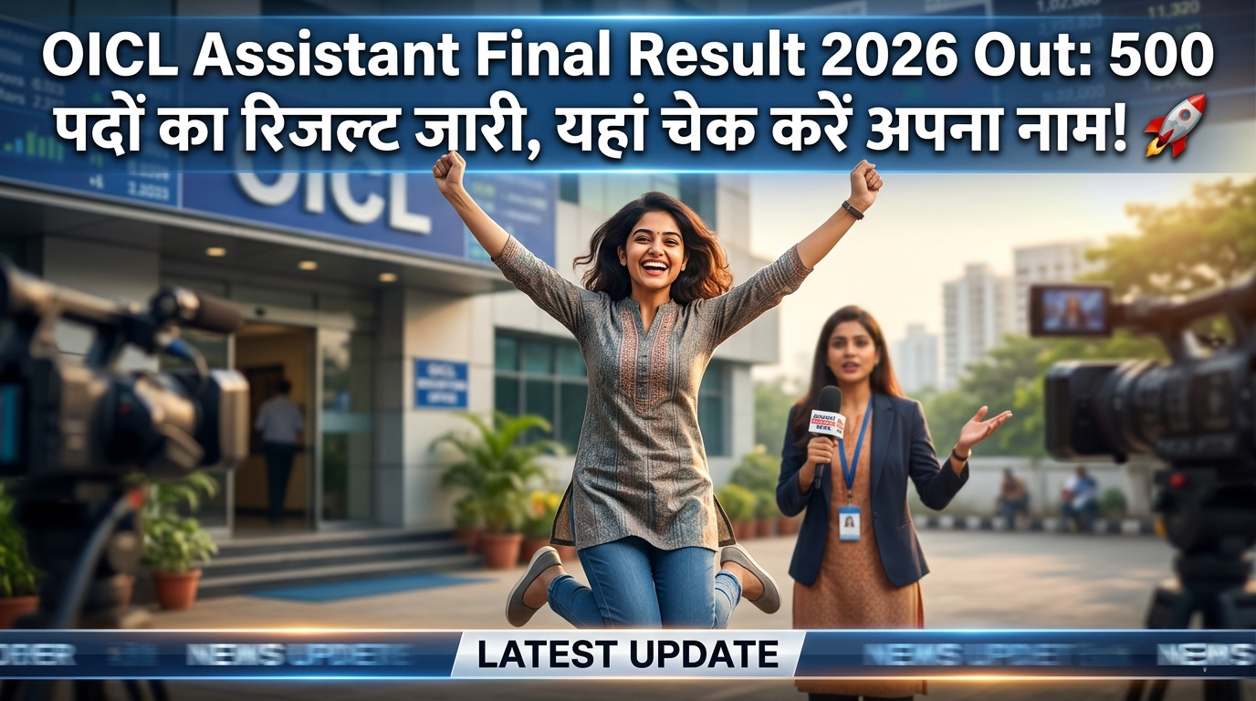 OICL Assistant Final Result 2026 Out: 500 पदों का रिजल्ट जारी, यहां चेक करें अपना नाम!
