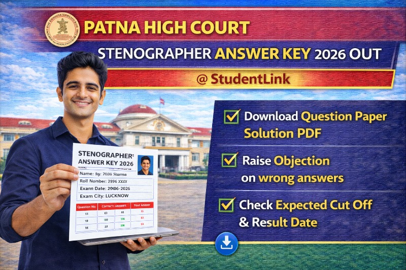 Patna High Court Stenographer Answer Key 2026 Download
