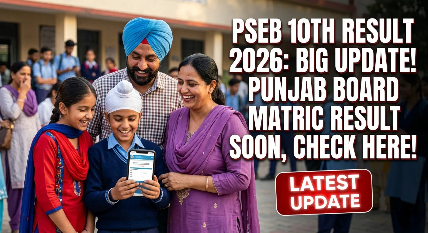 PSEB 10th Result 2026 Punjab Board Matric Result Check Link