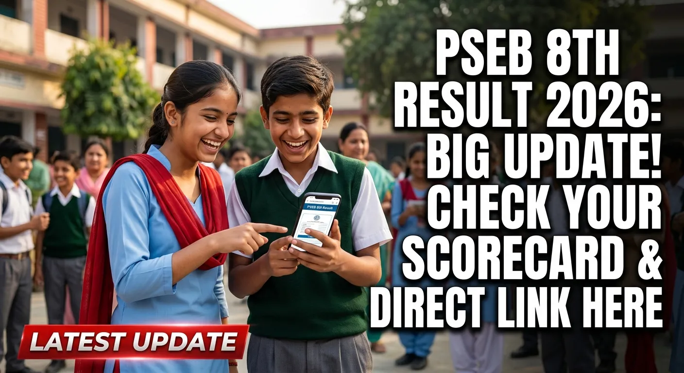 PSEB 8th Result 2026 Release Date & Direct Link
