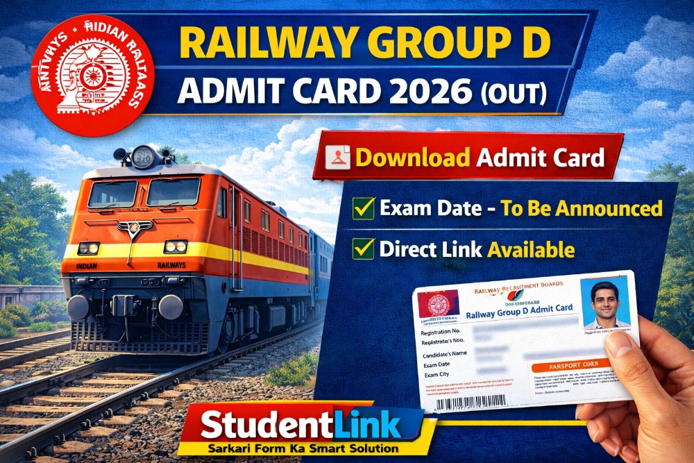 Railway RRC Group D Admit Card 2026 Download Hall Ticket