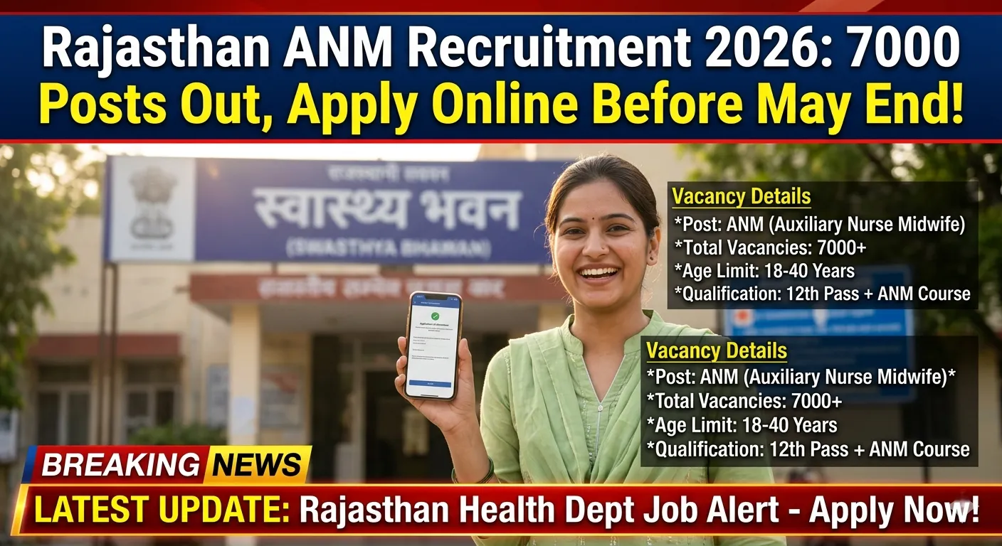 Rajasthan ANM Recruitment 2026