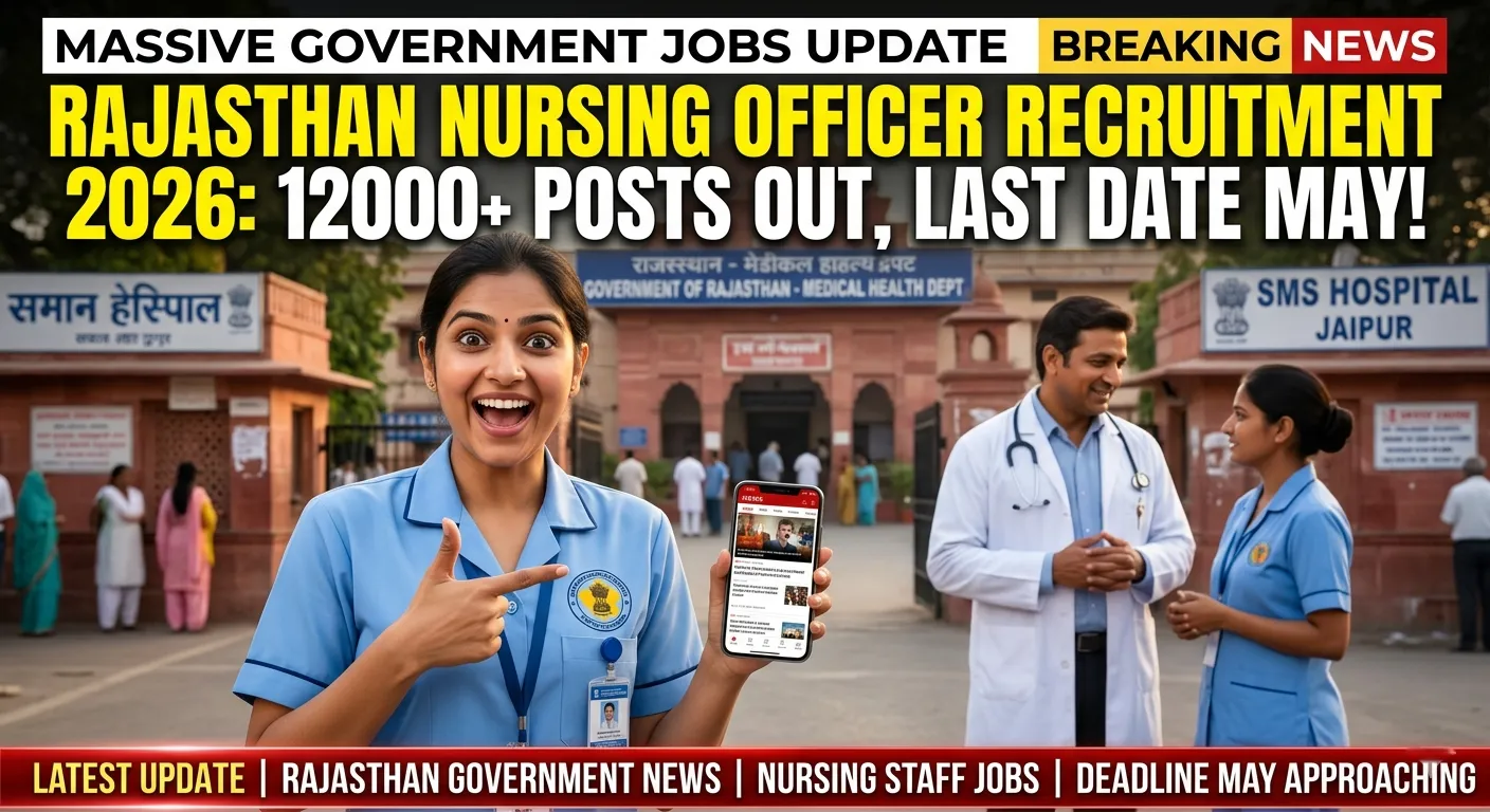 Rajasthan Nursing Officer Recruitment 2026