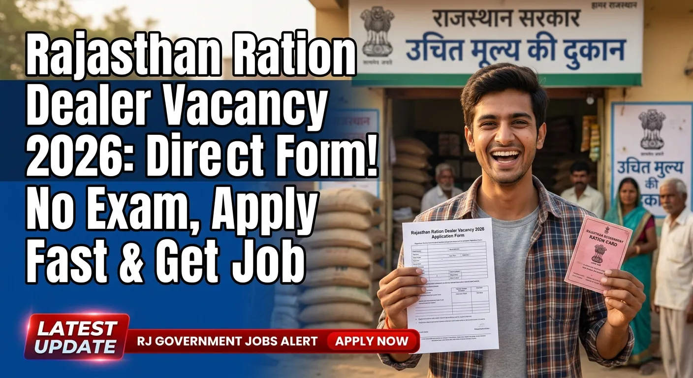 Rajasthan Ration Dealer Vacancy 2026 Direct Recruitment