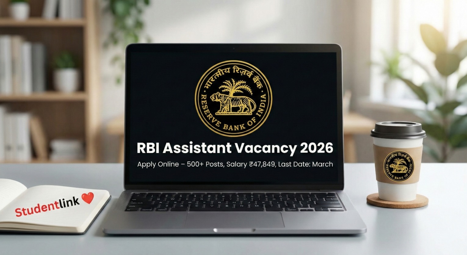 RBI Assistant Vacancy 2026 Apply Online Notification