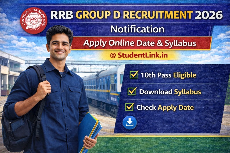 Railway RRB Group D Recruitment 2026 Notification