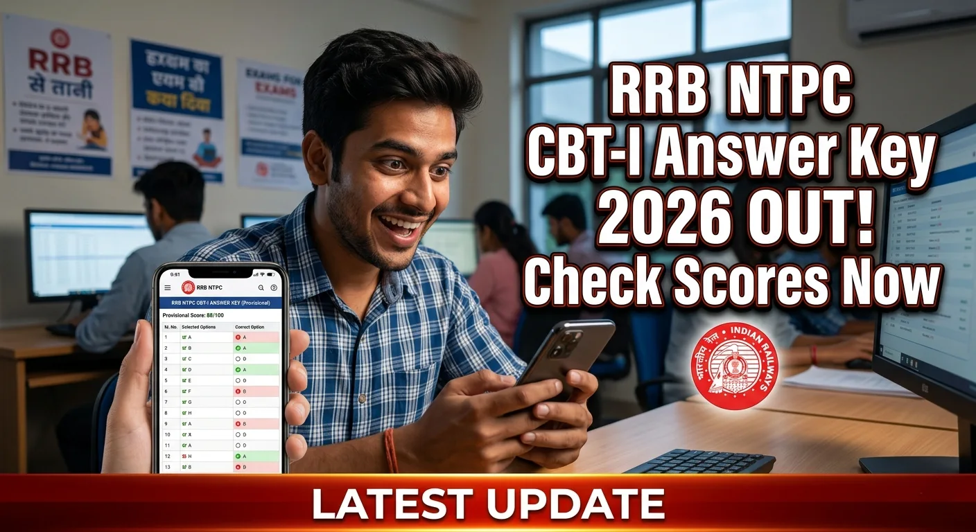 RRB NTPC Graduate Level CBT-I Answer Key 2026 Download