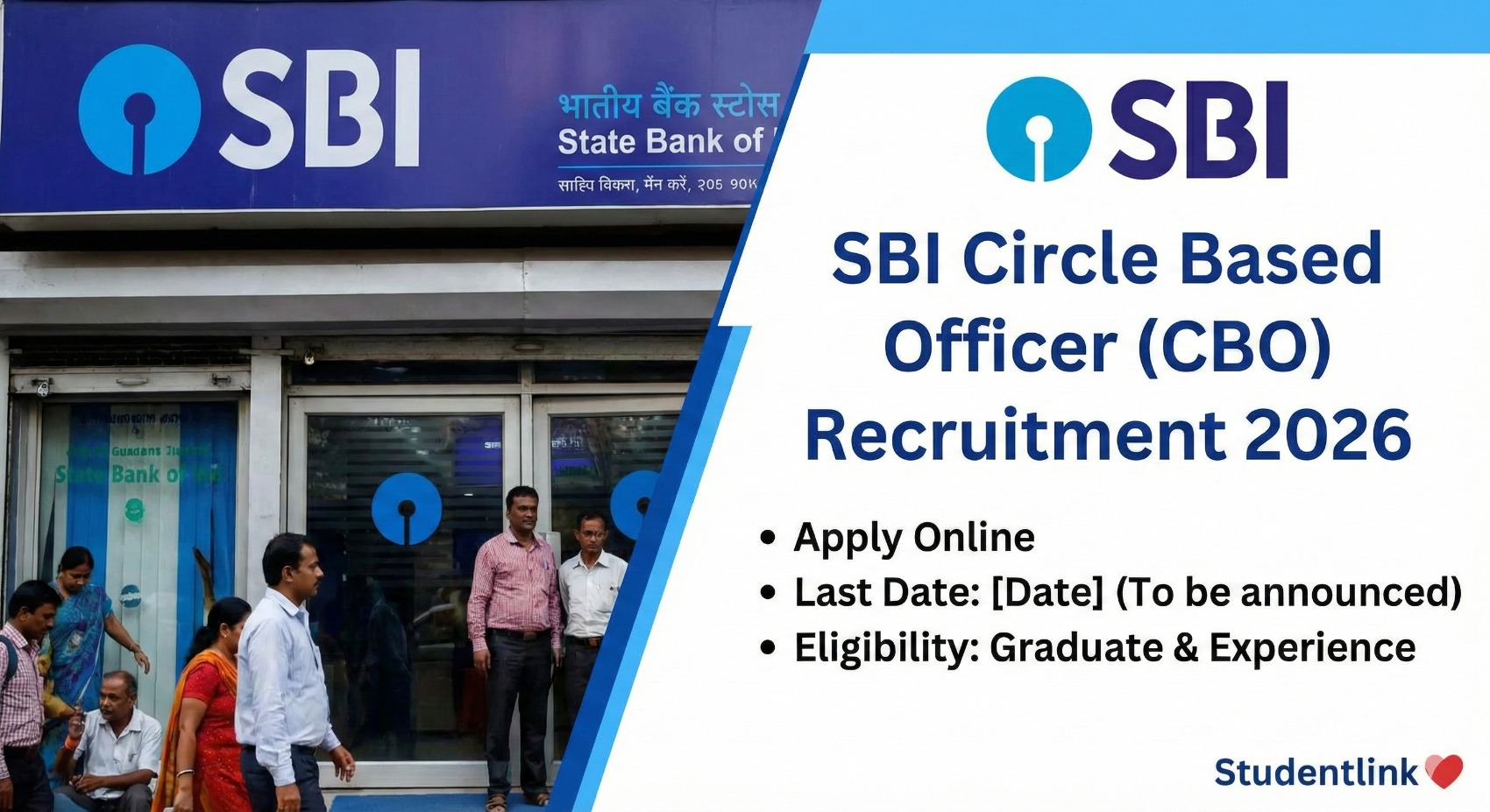SBI Circle Based Officer CBO Recruitment 2026 Apply Online