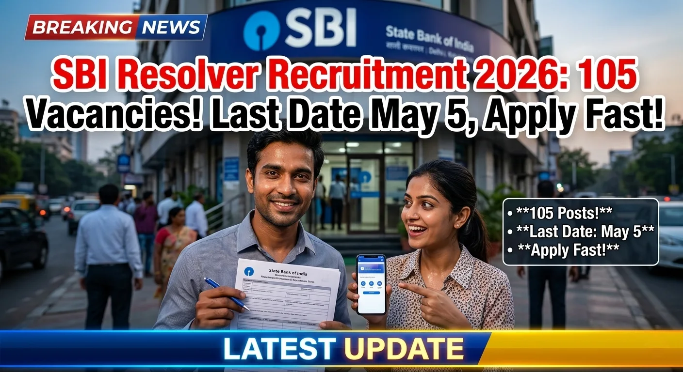 SBI Resolver Recruitment 2026 Apply Online