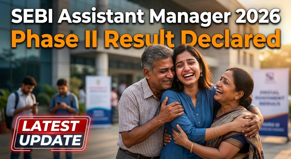 SEBI Assistant Manager 2026 Phase II Result Declared