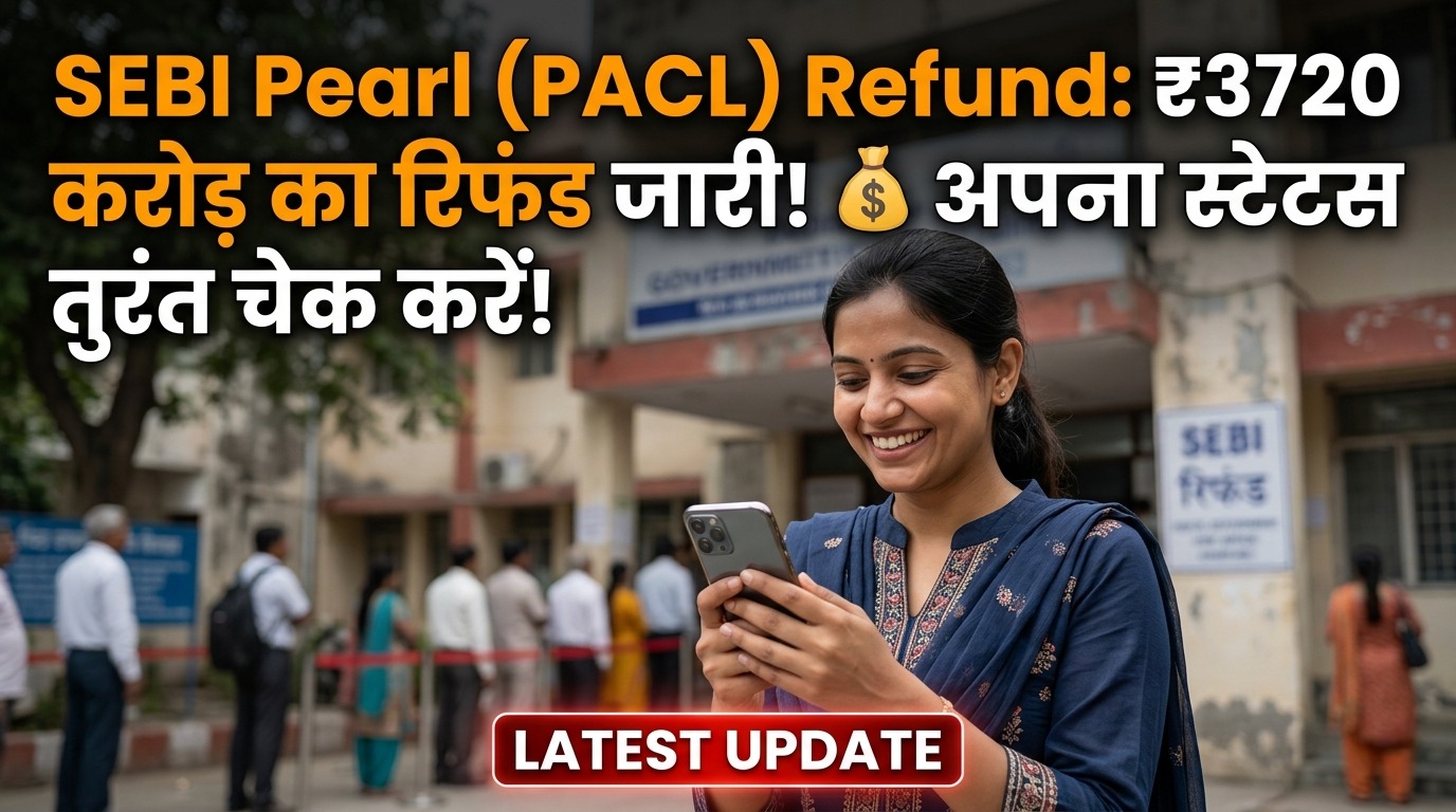 SEBI Pearl (PACL) Refund: ₹3720 करोड़ का रिफंड जारी! अपना स्टेटस तुरंत चेक करें!