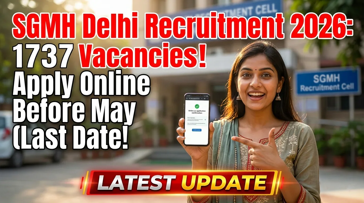 SGMH Delhi Recruitment 2026 Apply Online