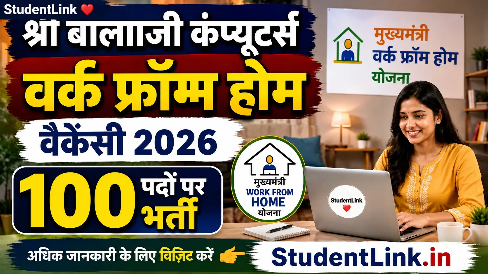 Shri Balaji Computers Work From Home Vacancy 2026