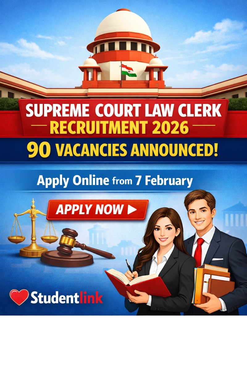 Supreme Court Law Clerk Recruitment 2026 Apply Online Notification