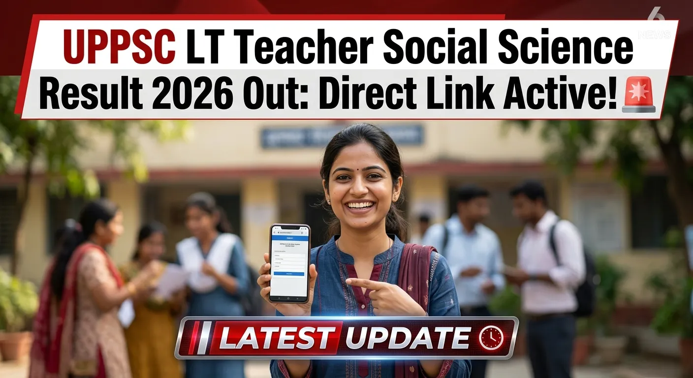 UPPSC LT Teacher Social Science Result 2026 Check Online