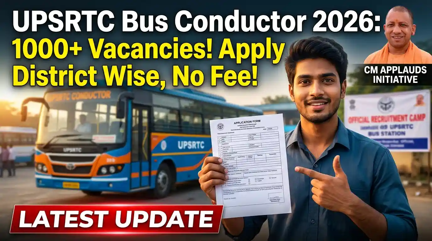 UPSRTC Bus Conductor Recruitment 2026 Apply Online