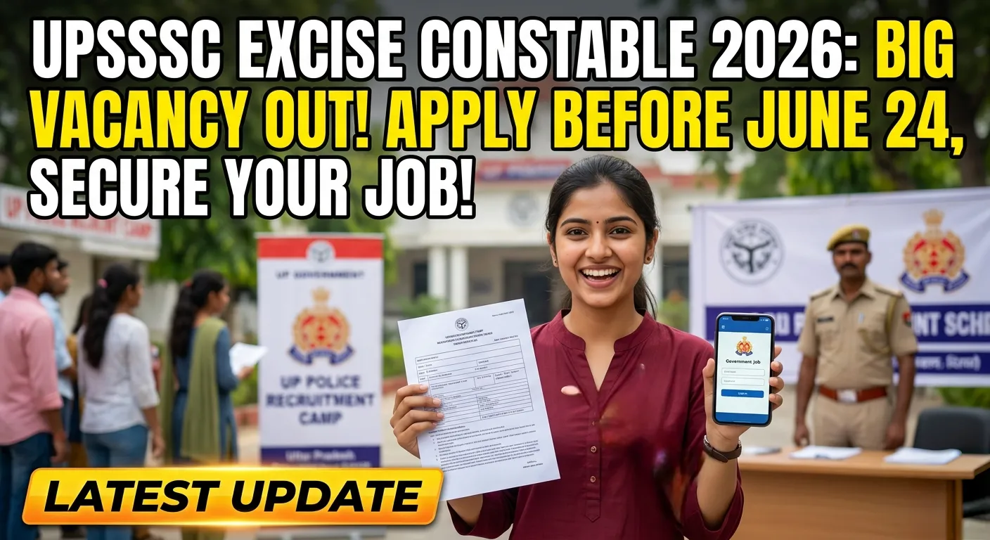 UPSSSC Excise Constable Recruitment 2026 Apply Online