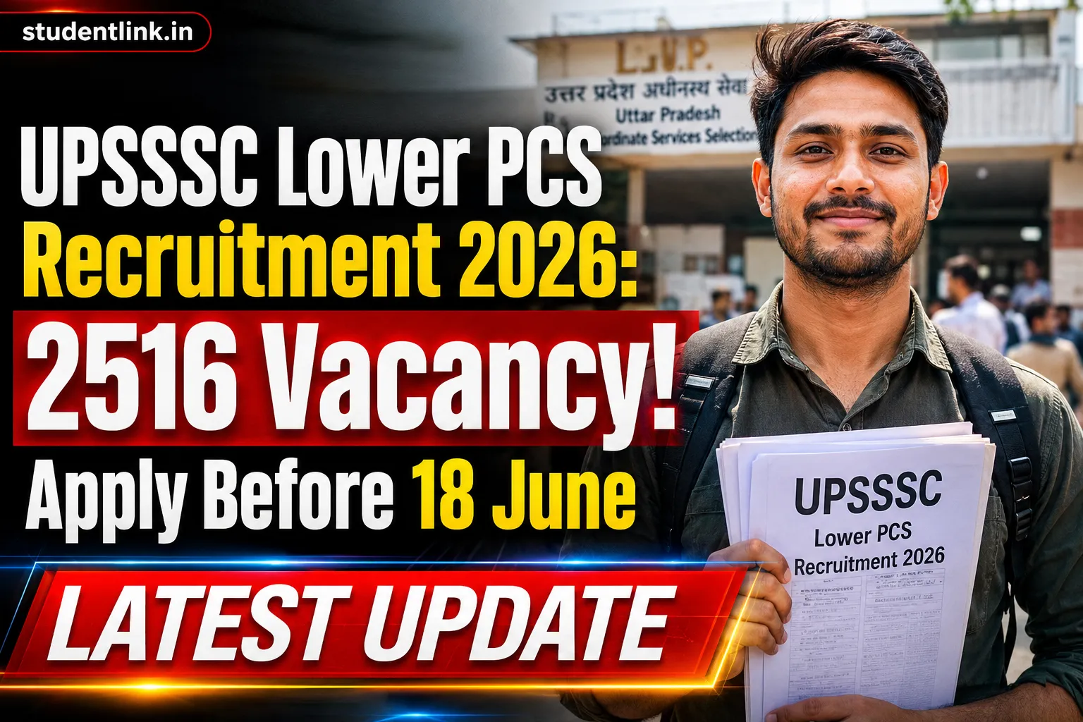 UPSSSC Lower PCS Recruitment 2026 Apply Online