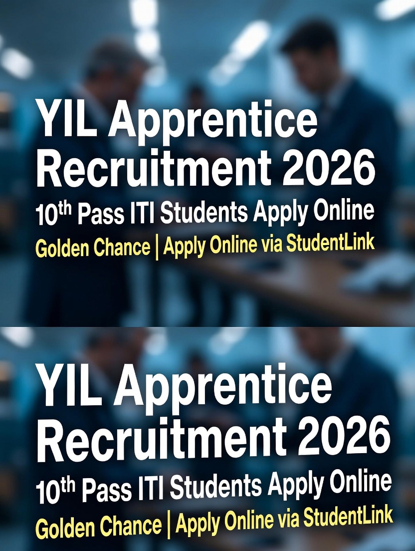 YIL Apprentice Recruitment 2026 Apply Online – StudentLink